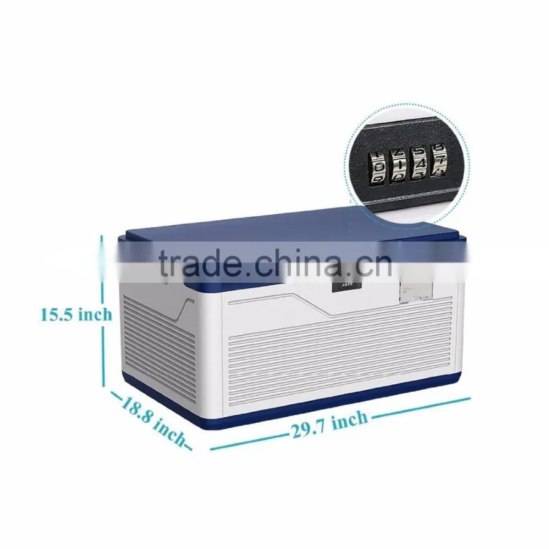 2017 household firm and durable storage box plastic with security lock