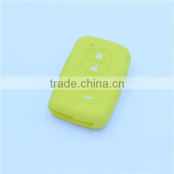 5 buttons silicone car key shell jacket for toyota camry