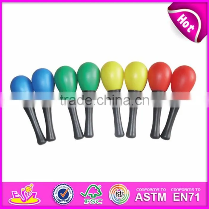 Custom educational musical instrument plastic maracas for kids W07I073