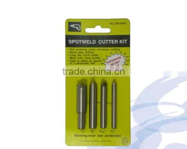 Made In Taiwan 4PC HSS Spotweld Cutter for Power Tools