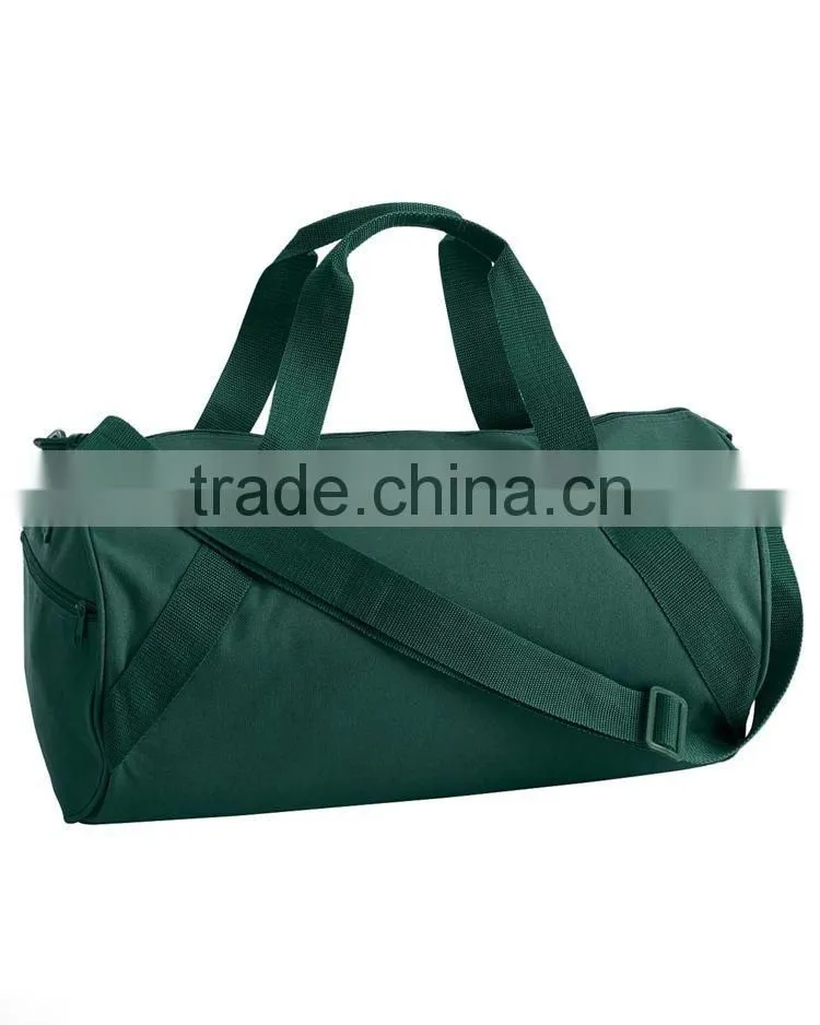 Liberty Bag NEW ECO recycled small duffle gym workout sports Tote bags with side zipper pockets and adjustable shoulder straps