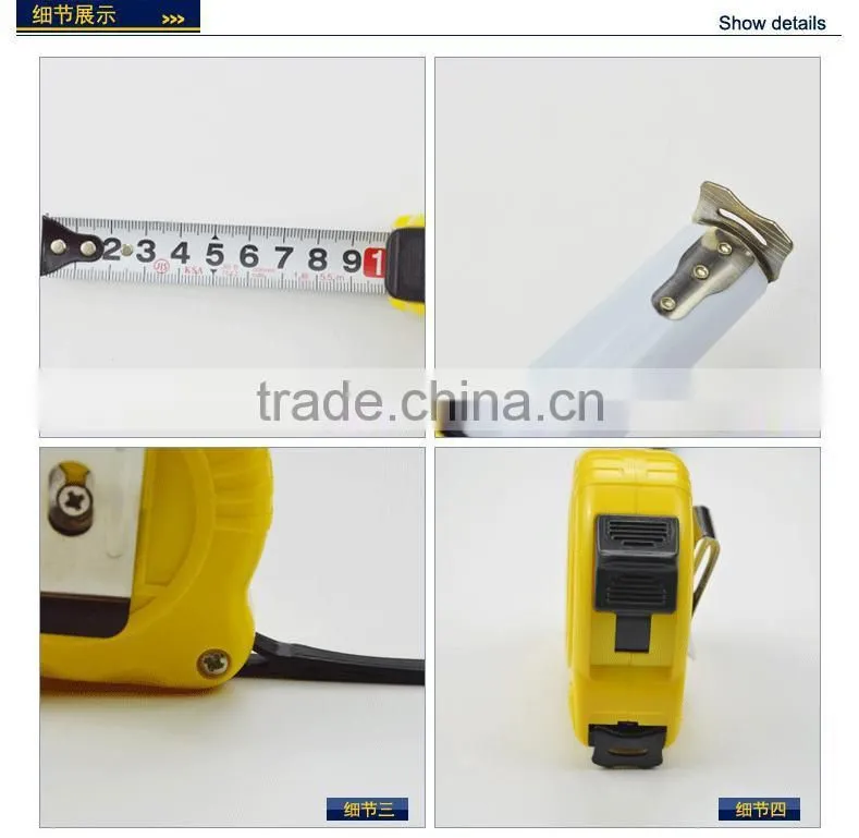 Pvc Tape Measure, Abs Shell Tape Measure,2m ABS Case Steel Tape Measure
