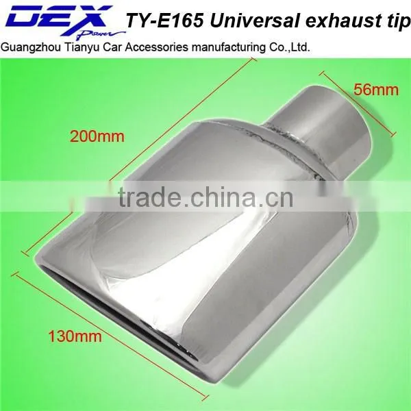 high quality auto part stainless steel 304 universal exhaust tip