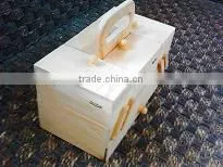 Folding wooden box