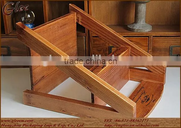 beautiful small size home decoration wooden flower stand