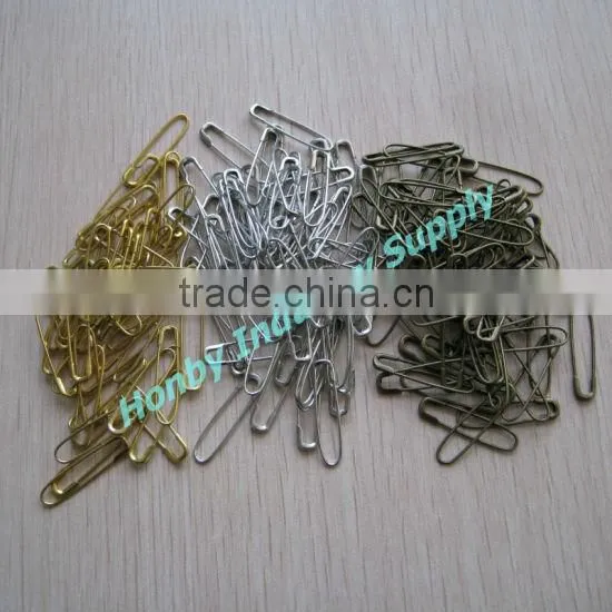 24mm Gold Color U Shape Price Tag Safety Pin
