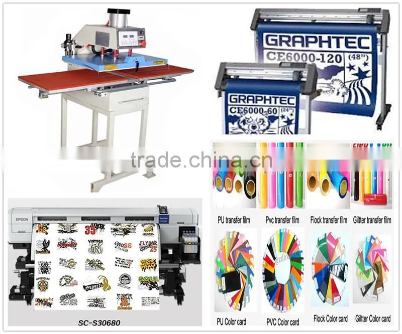 Korea quality printable heat transfer vinyl for t-shirt 50cm*25m/Roll