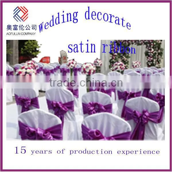 bright color ribbon for wedding