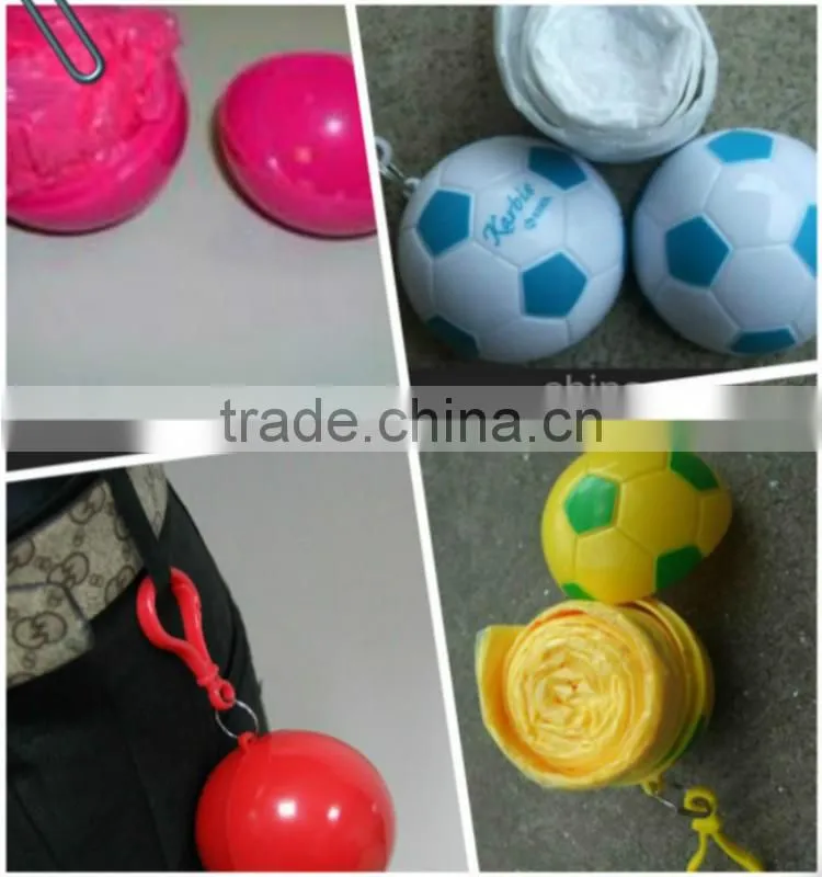 Hot Sale Cheap Disposable PE Ball Raincoat