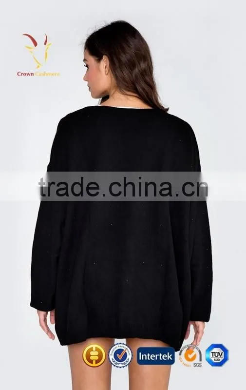 Women Long Classic Cardigan Sweaters Women Merino Wool Knitwear
