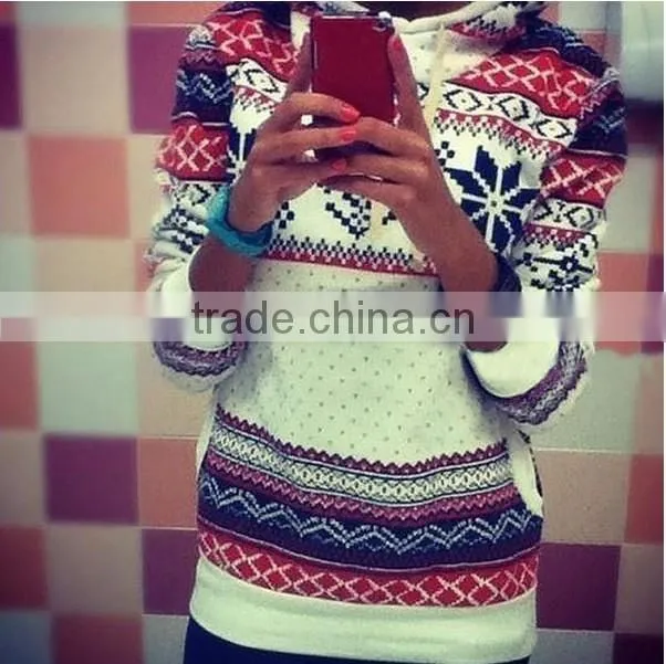New Fashion Women's Hooded Pullover Tops Hoodie Sweatshirt Jumper Autumn Sweater