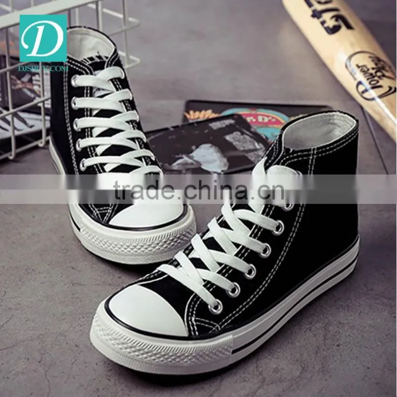 China High Ankle Durable Women Canvas Shoes
