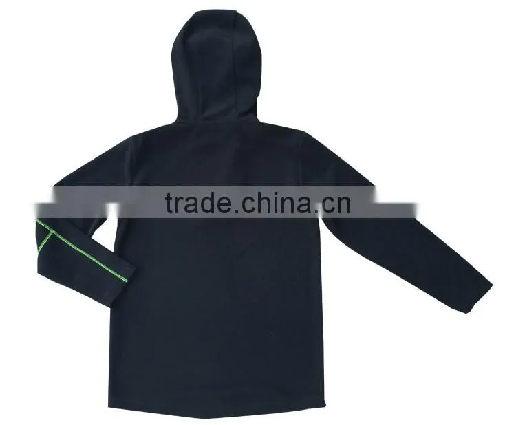 Outdoor hoodie fleece sweatshirts cheap knitted jacket for boy