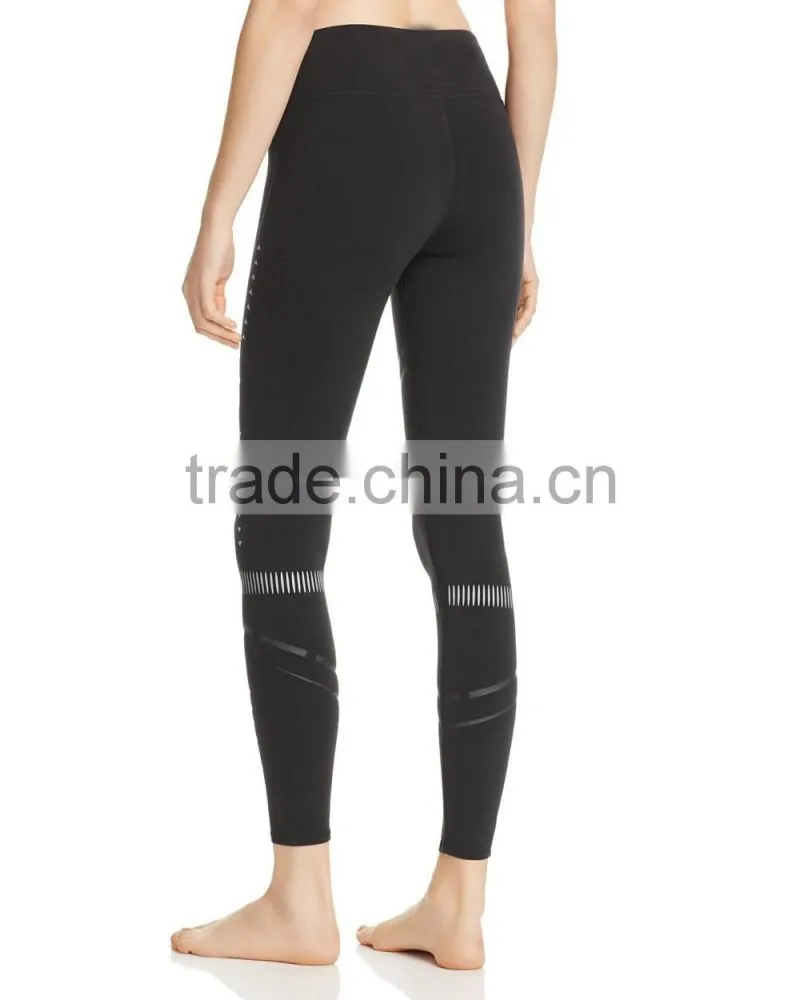 Wholesale Leggings 2017 ladies new design compression fitness gym yoga leggings
