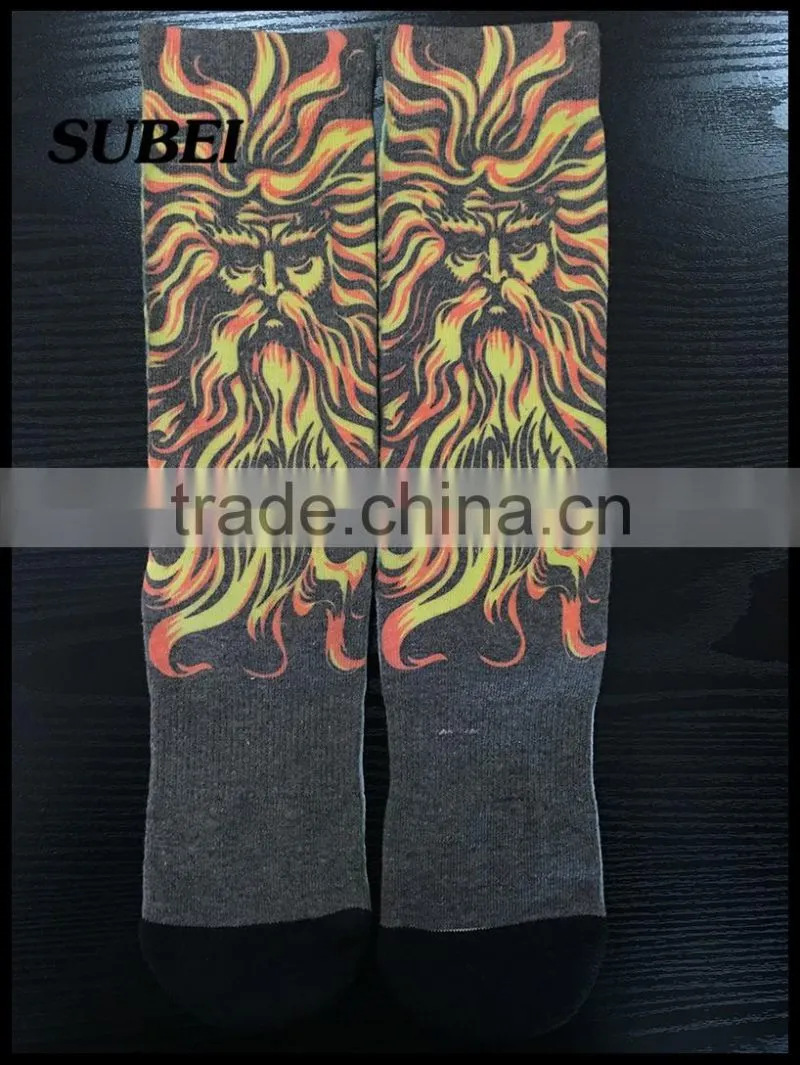 Wholesale Custom Sublimated New Skill 360 Digtal Print Elite Sport Basketball Socks For Men