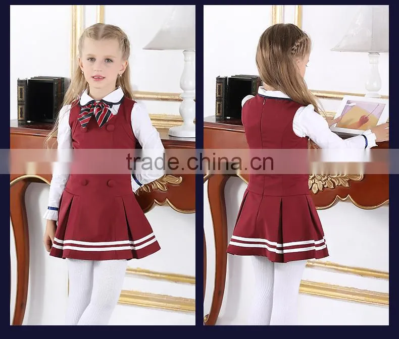 2016 custom primary school uniform in fashion designs