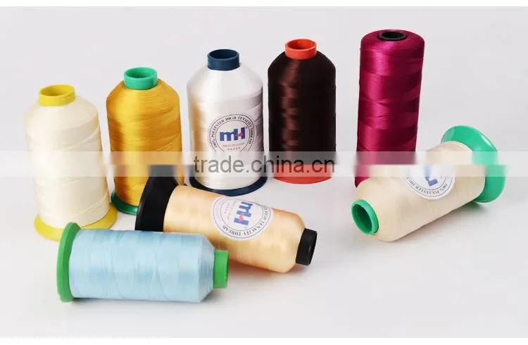 75d-420d High tenacity 100% filament polyester sewing thread