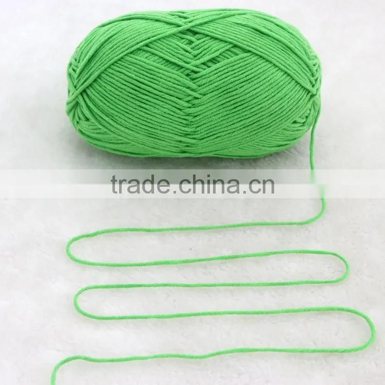 China yarn supplier wholesale combed cotton baby yarn for hand knitting sweater