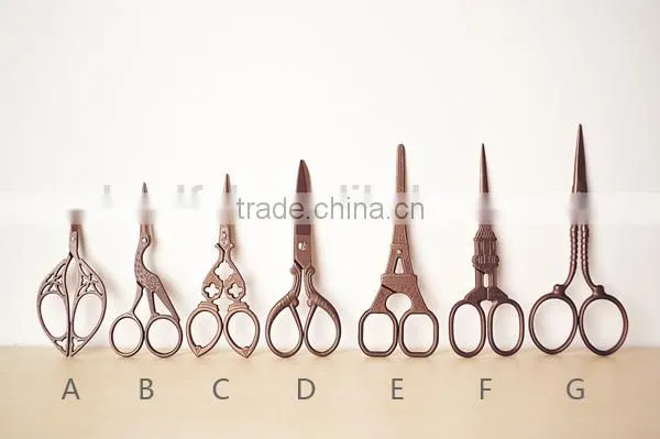 Antique Zakka Scissors Embroidery Bird Scissors Craft Thread Scissors