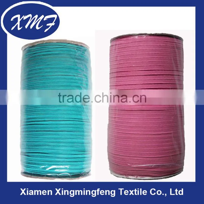 4mm Flat Polyester Elastic Cord