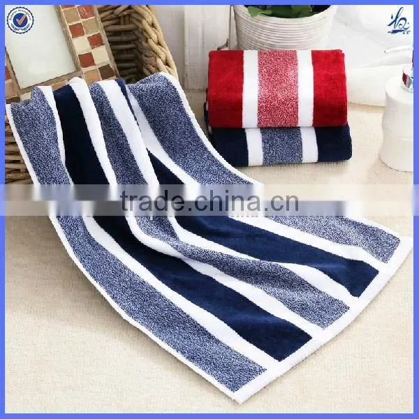cheap cotton blue and white striped towels