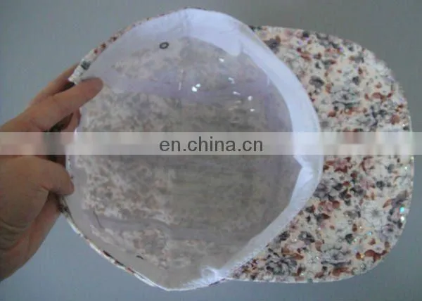 Hot sale flat brim custom floral private label hat