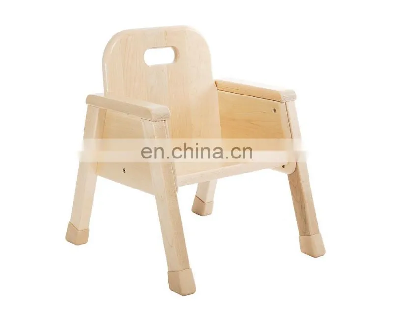 High Quality Montessori furniture portable wooden baby chair