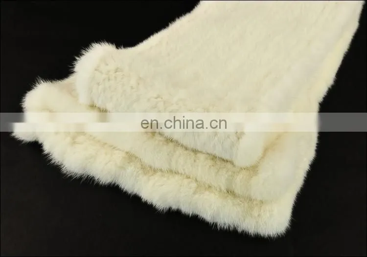 Cheap mink fur scarf factory made promotional china scarf