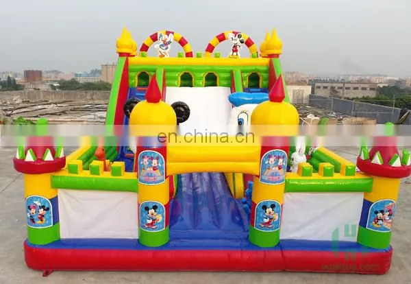 HI 0.55mm PVC kids and adults inflatable dinosaur amusement park games for sale from China factory