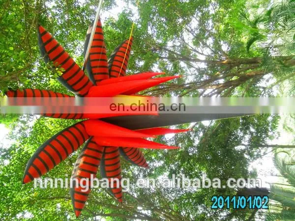 New style attractive decoration inflatable LED star /inflatable LED flower