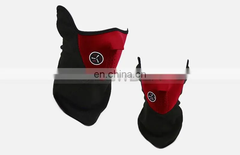 Black/Red/Blue Colored Ski Masks for Winter Climbing Riding