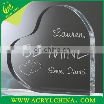 Wholesale Heart Shaped Acrylic Wedding Decorations Celebration Decoration