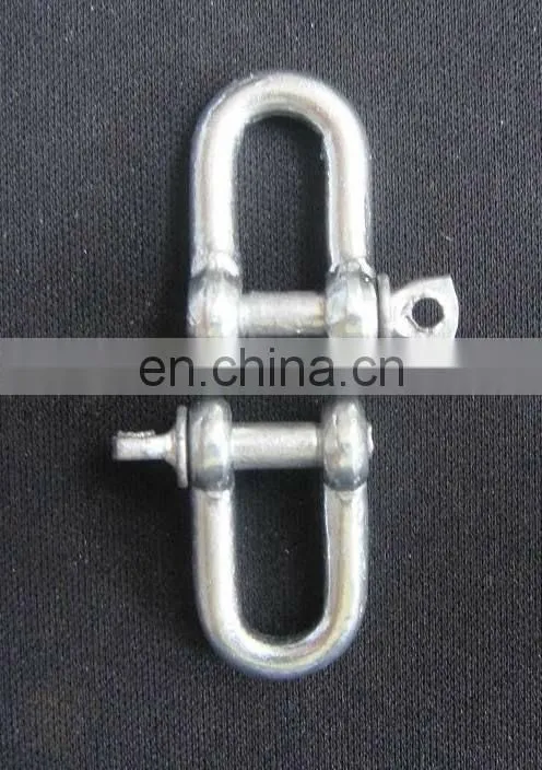 Rigging hardware bolt type chain shackle