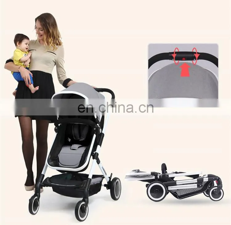 2017 High Class Travel System Folding Baby Stroller Deluxe