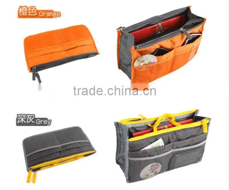 Women Travel Makeup Insert Handbag Organiser Purse Large Liner Organizer Bag