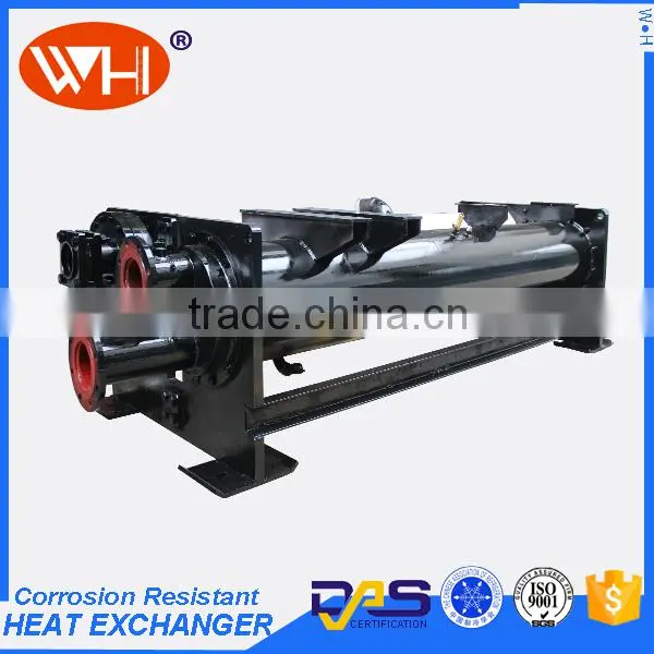 Cooling system 50HP drying system equiment tube condenser,stainless steel condenser,tubular condenser