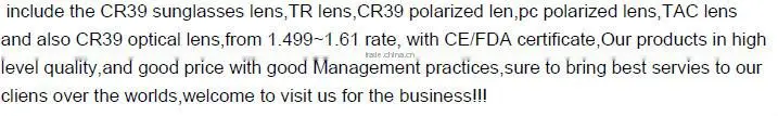 CR-39 LENS