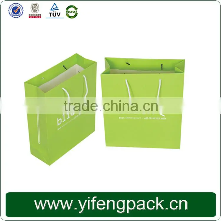 Guangzhou factory supplier fancy folding paper bag for gift/ customized paper gift bag