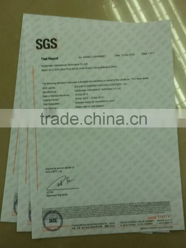 pvc foam sheet 16mm
