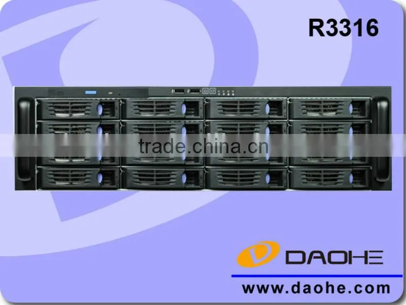 3U---16bays Storage Server Rackmount Hotswap Chassis Case -R3316