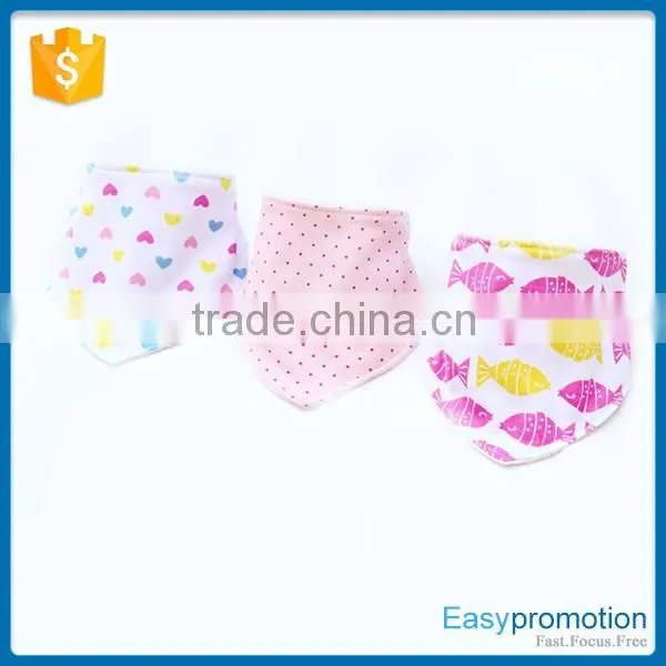 2016 new design snaps bibs, baby bandana drool bibs with snaps