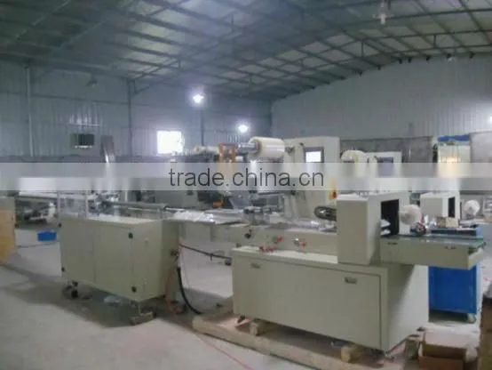 Automatic Paper Cup Wrapping Machine with auto counting/touch screen/servo motor