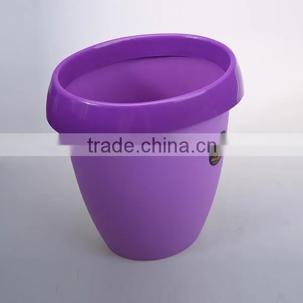Colorful Elegant Plastic Trash Bin for office