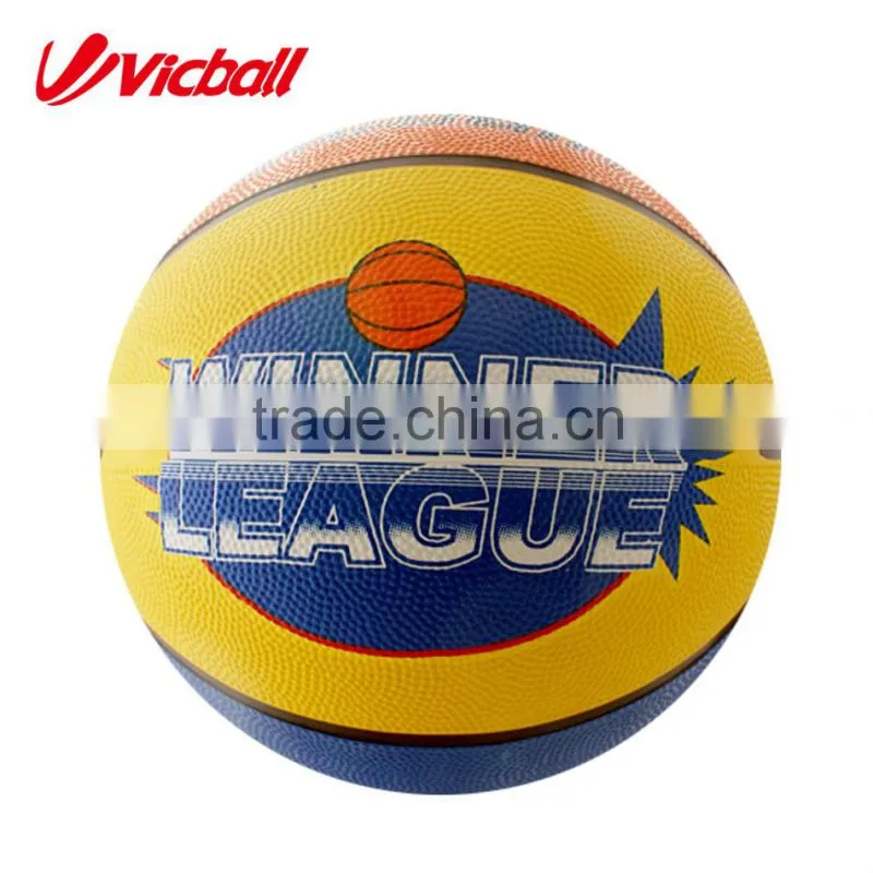 rubber basketball in bulk design
