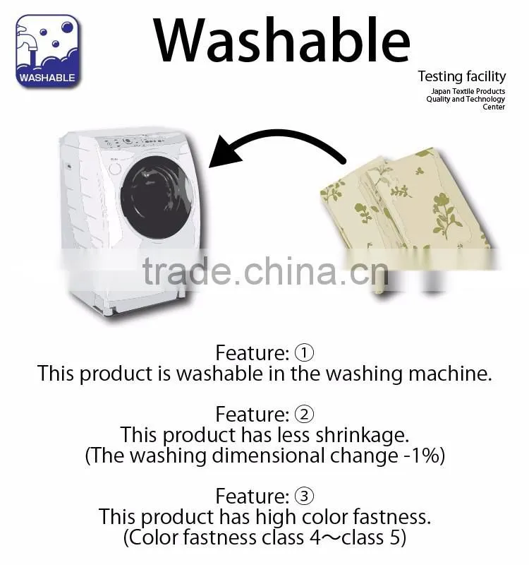 30 color washable name of fabric for curtain , sample also available