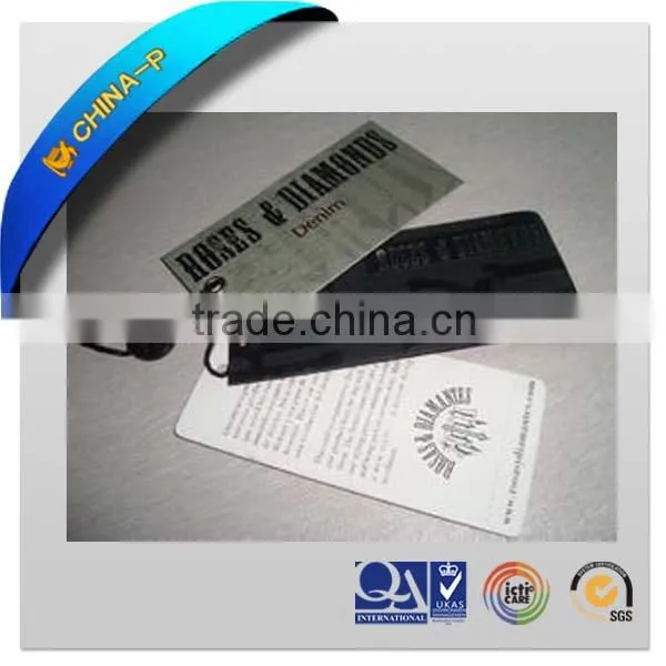 garment jeans paper hang tags