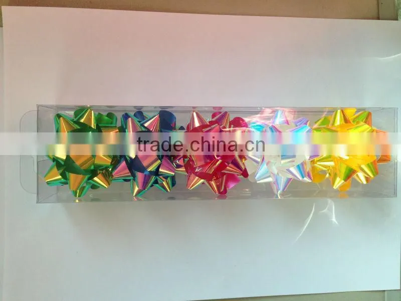 PP ribbon gift decoration packing christamas promotional star bow