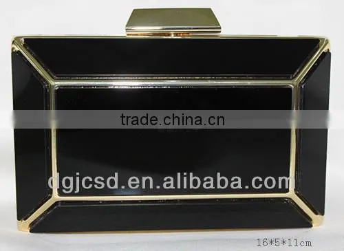 New color 0861 Amber adhesive evening clutch bag