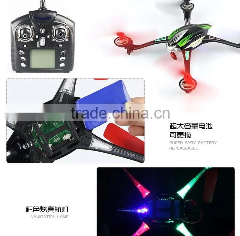 2014 New Product WL V636 2.4G 4CH R/C 4-Axis Quadcopter With Light Outdoor Quadcopter