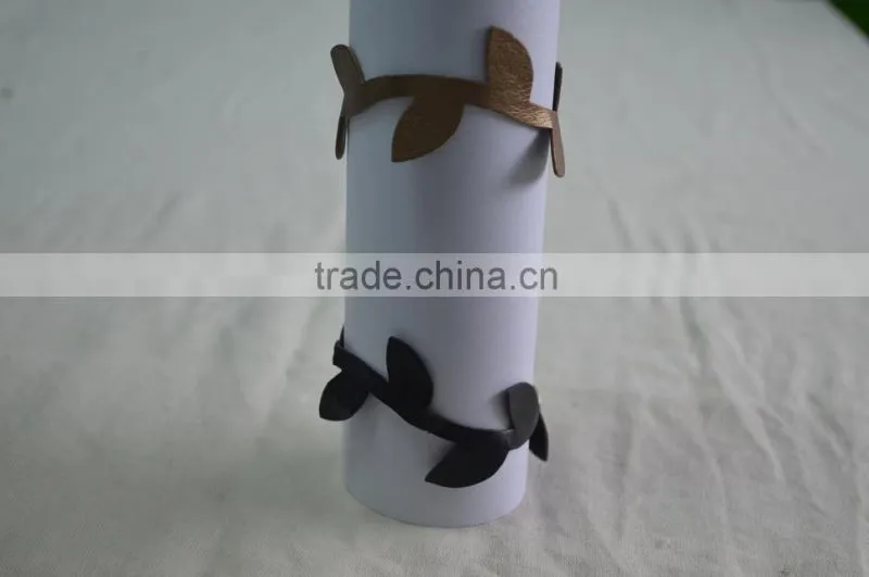 Wholesale Leaf Branch Leather Bracelet